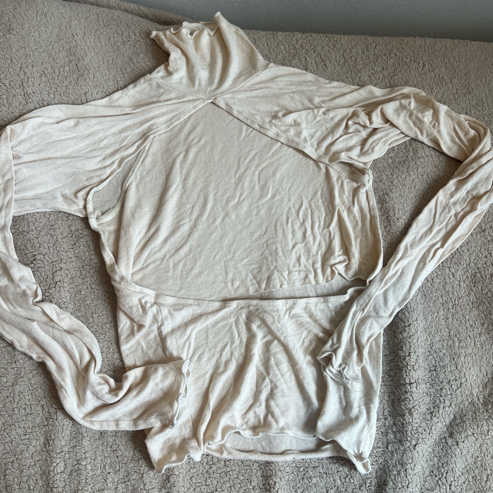 Cream Women's Top